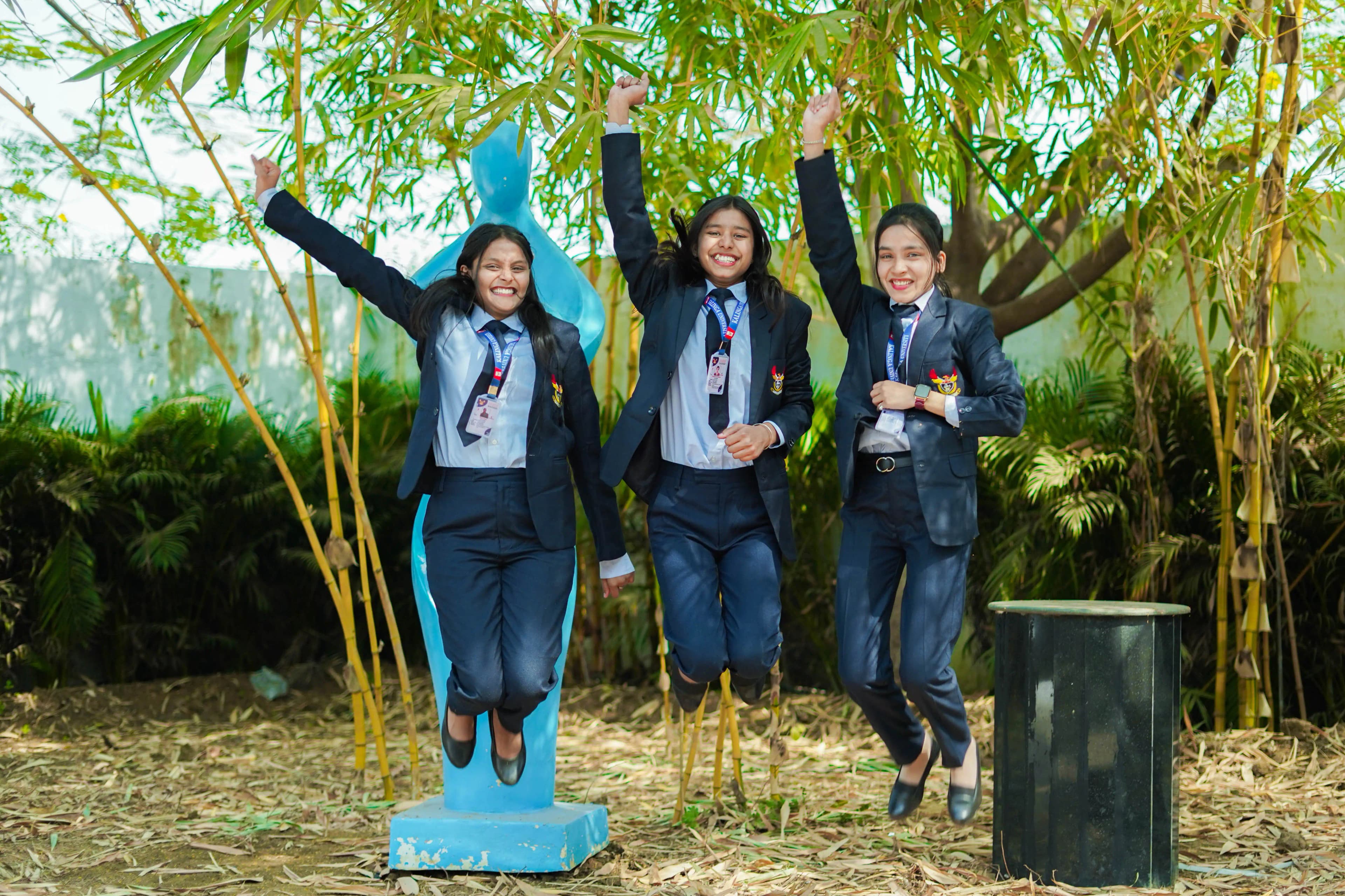 Kalinga students celebrating