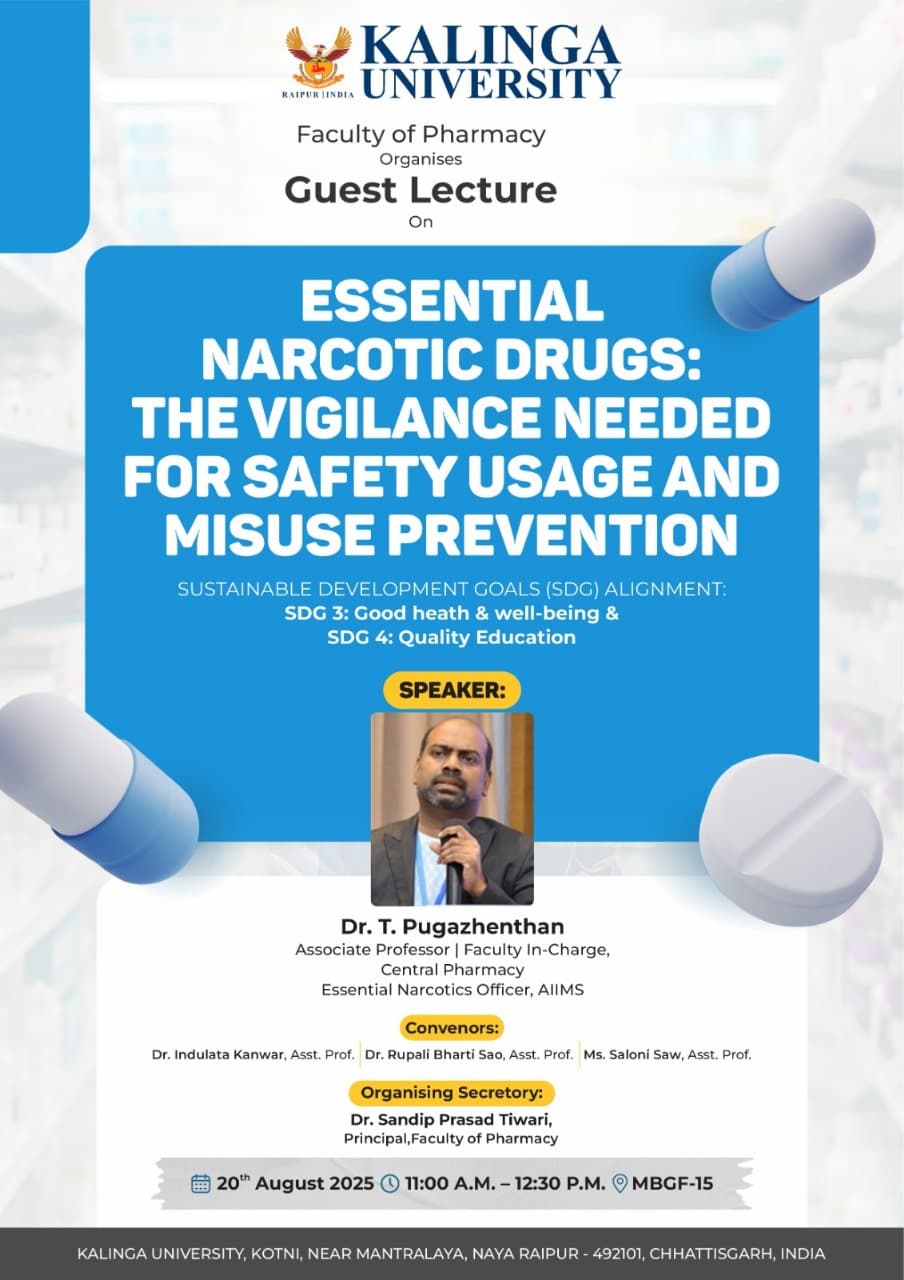 Guest Lecture on “Essential Narcotic Drugs
